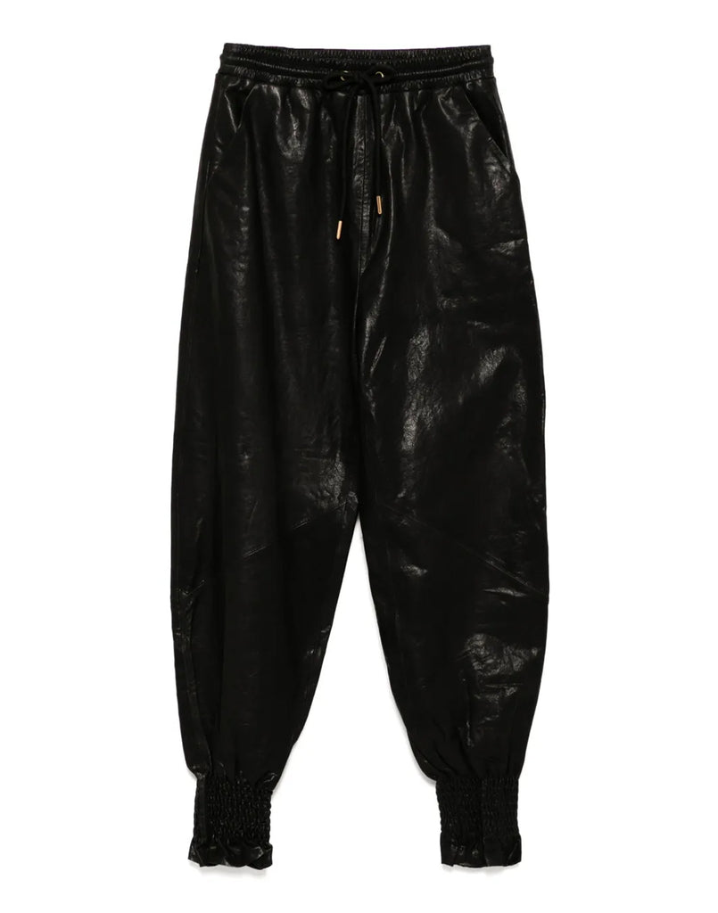 London Leather Joggers