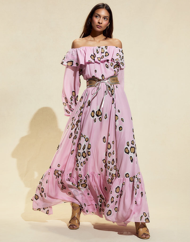 Amalfi Silk Maxi Dress