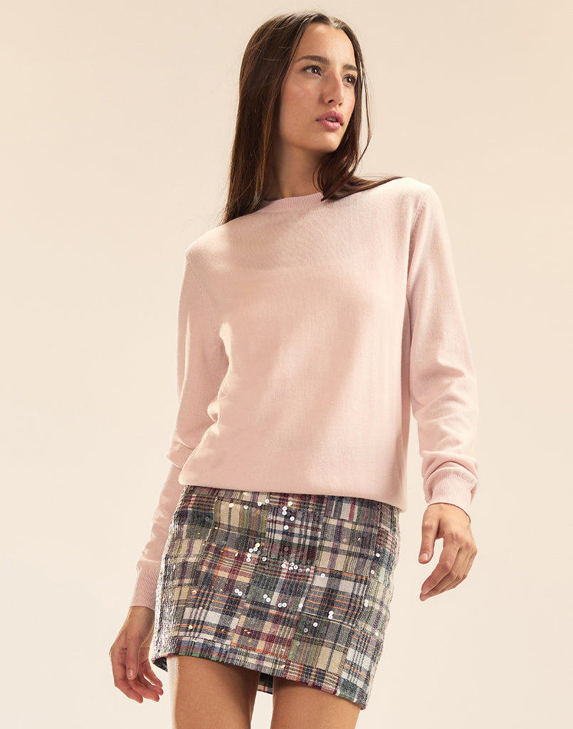Cynthia Rowley Marisol Madras Mini Skirt