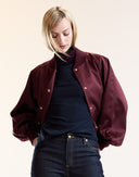 Satin Bomber Jacket