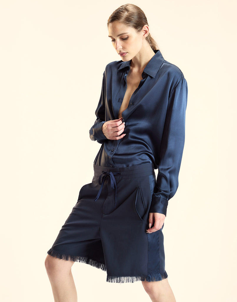 cynthia rowley blue silk dress Cynthia Rowley Satin Dress