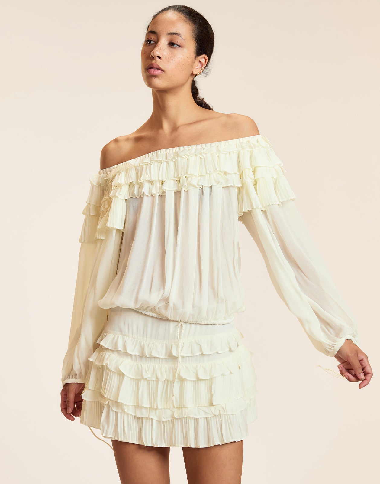 Bella Ruffle Mini Skirt