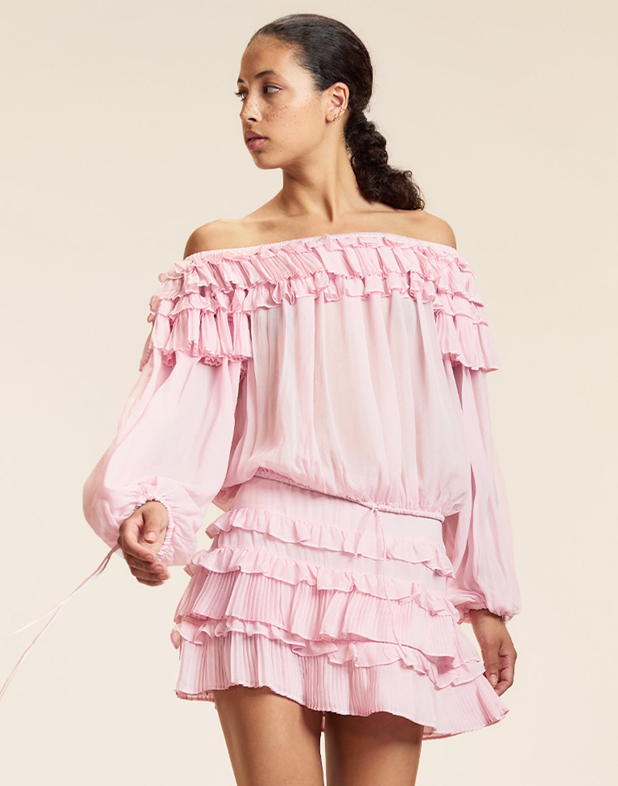 Bella Ruffle Mini Skort
