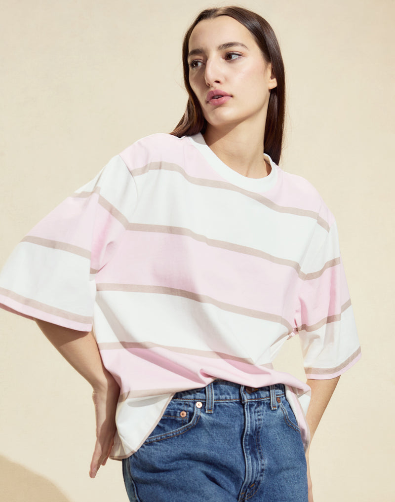 Cynthia Rowley Malibu Striped Tee