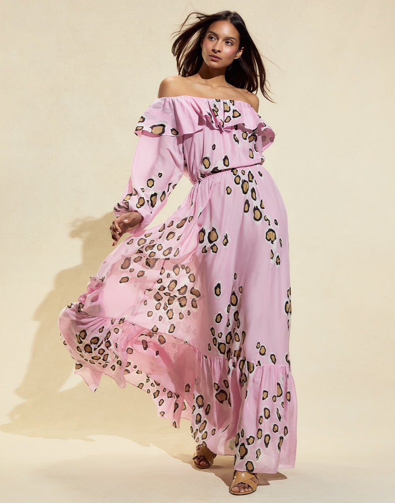 Amalfi Silk Maxi Dress