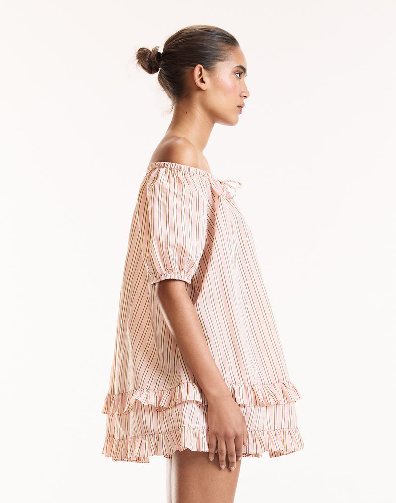 Bardot Stripe Short