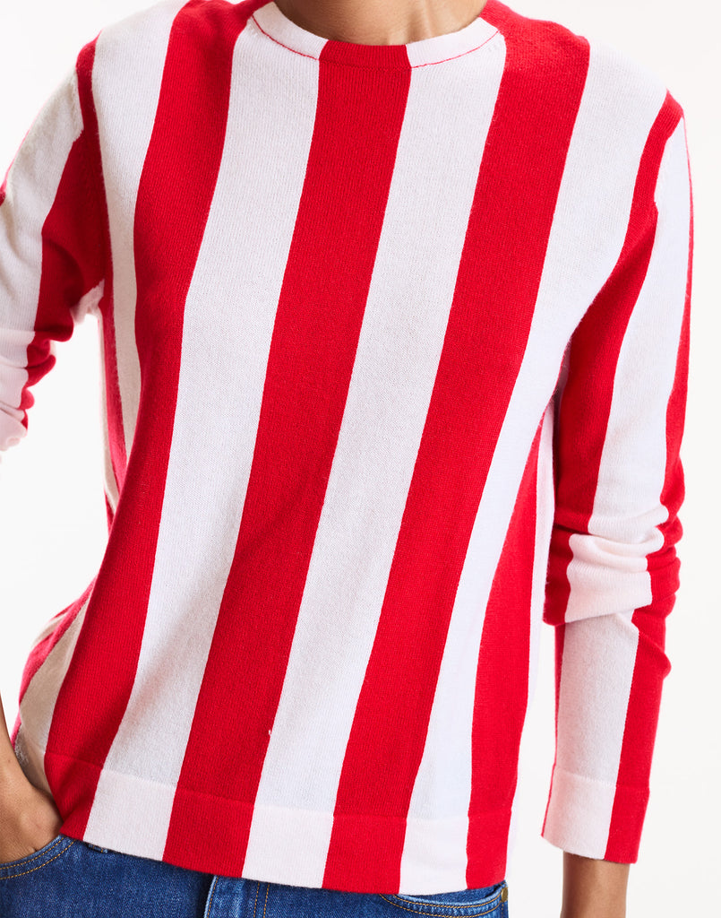 Sideline Striped Sweater