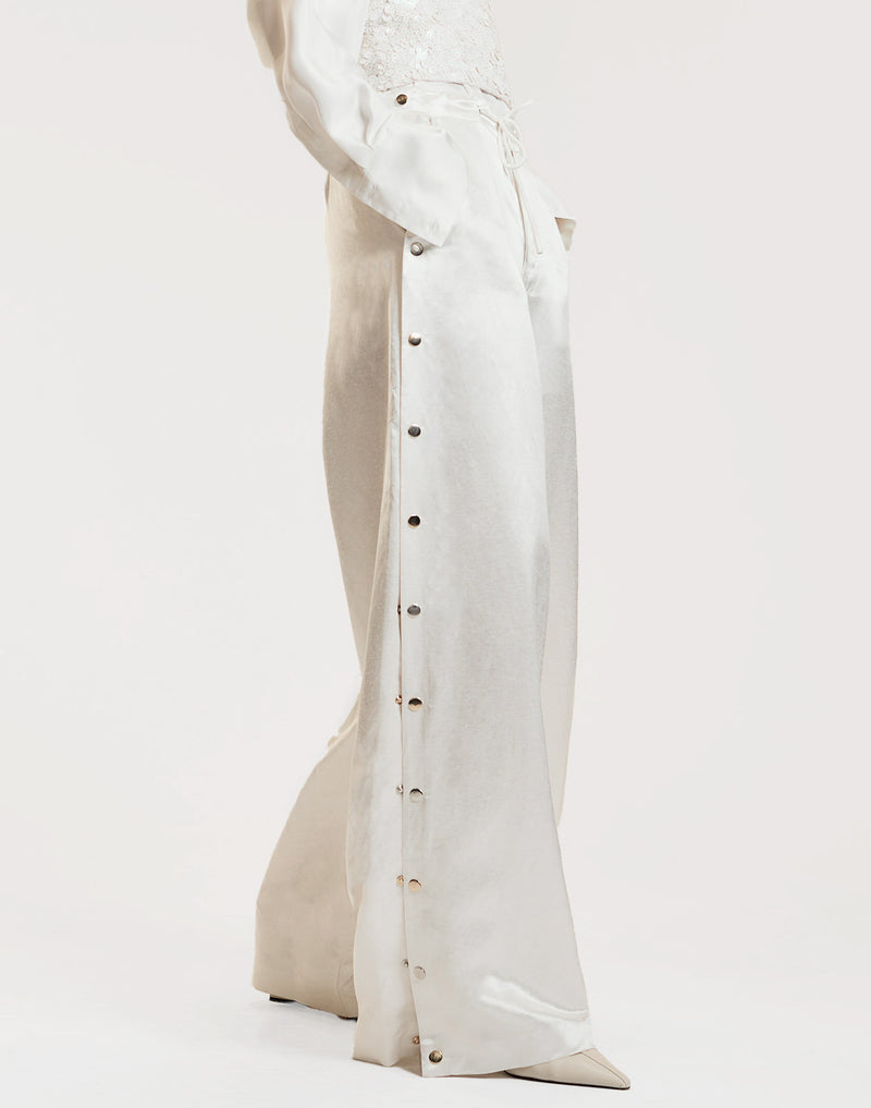 Breakaway Snap Pant in White