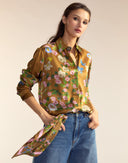Cynthia Rowley Bloom Silk Scarf