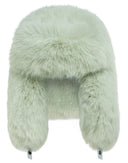 Snow Bunny Trapper Hat in matcha