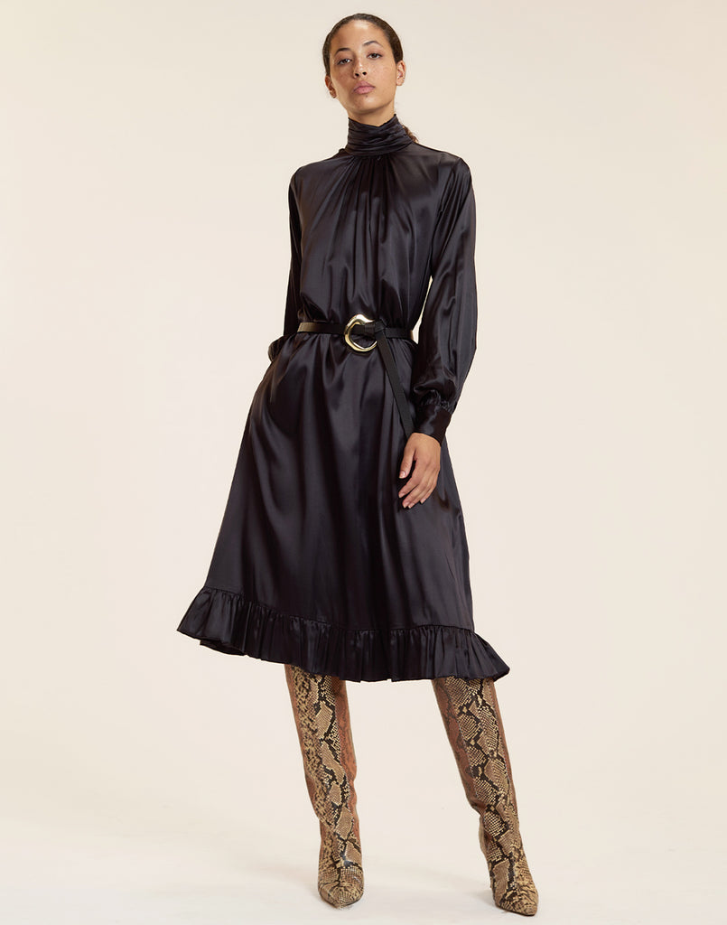 Monroe Silk Charmeuse Dress