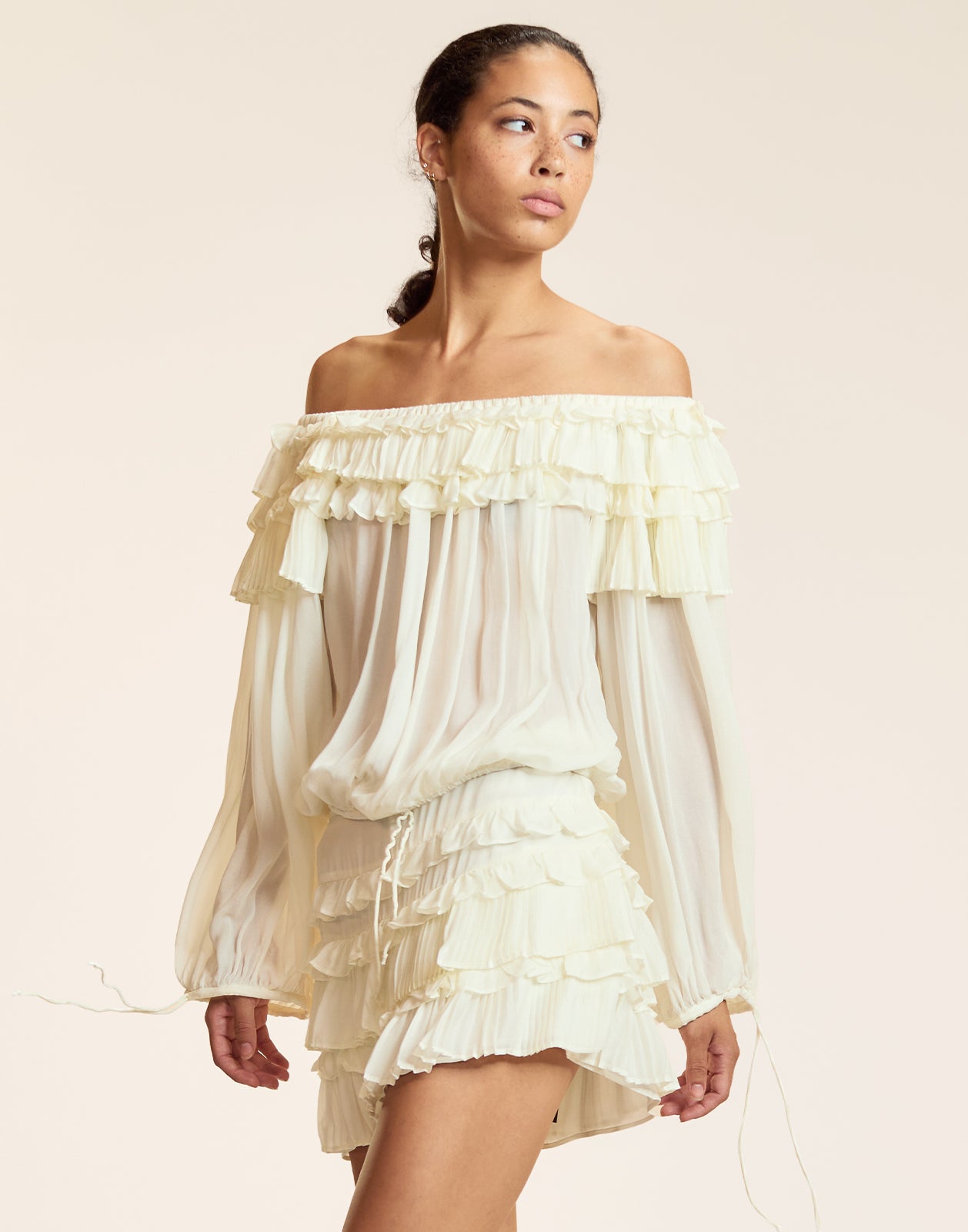 Bella Ruffle Mini Skort