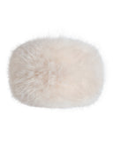 Faux Fur Headband in white
