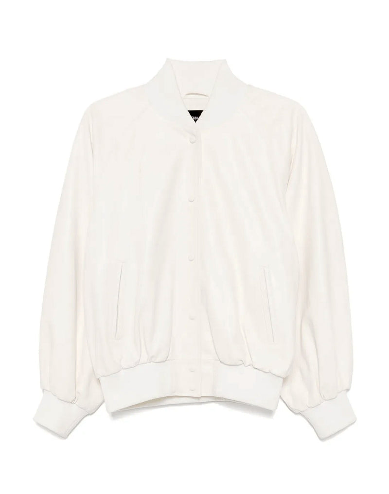 Downtown Leather Bomber Jacket