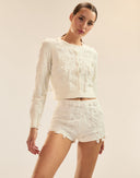 Cynthia Rowley Paloma Shrunken Cardigan
