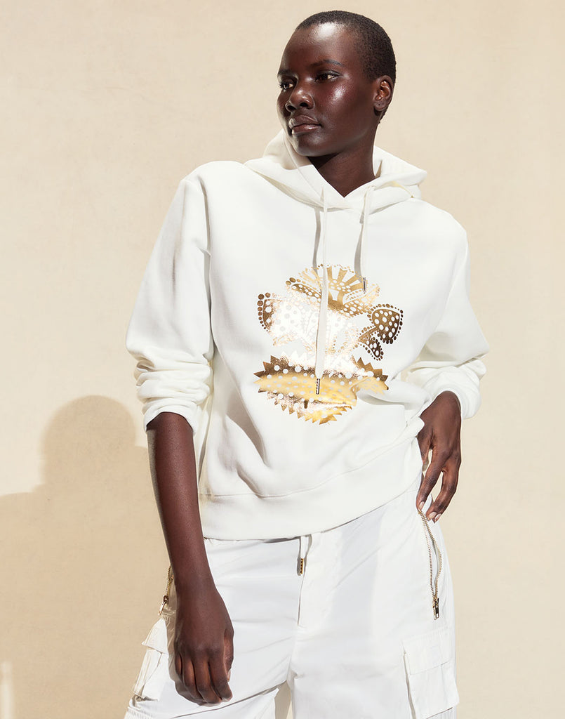 Cynthia Rowley Heart of Gold Hoodie