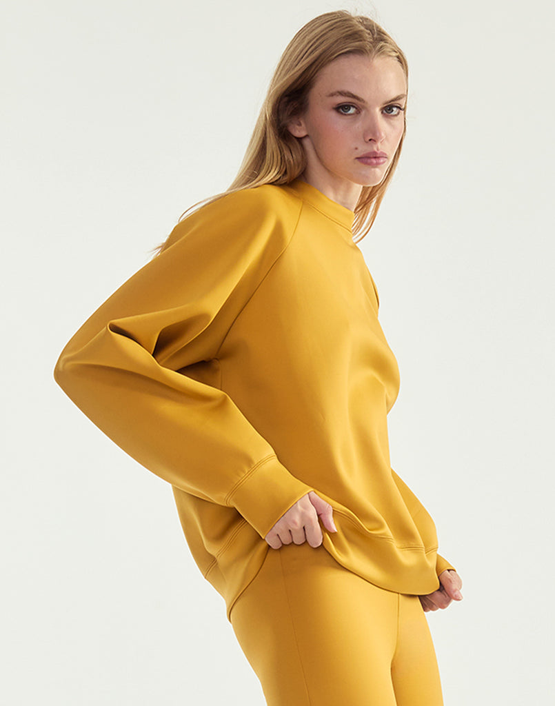Cynthia Rowley Bonded Pullover Sweatshirt