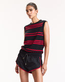 Black Ziggy Sweater Tank