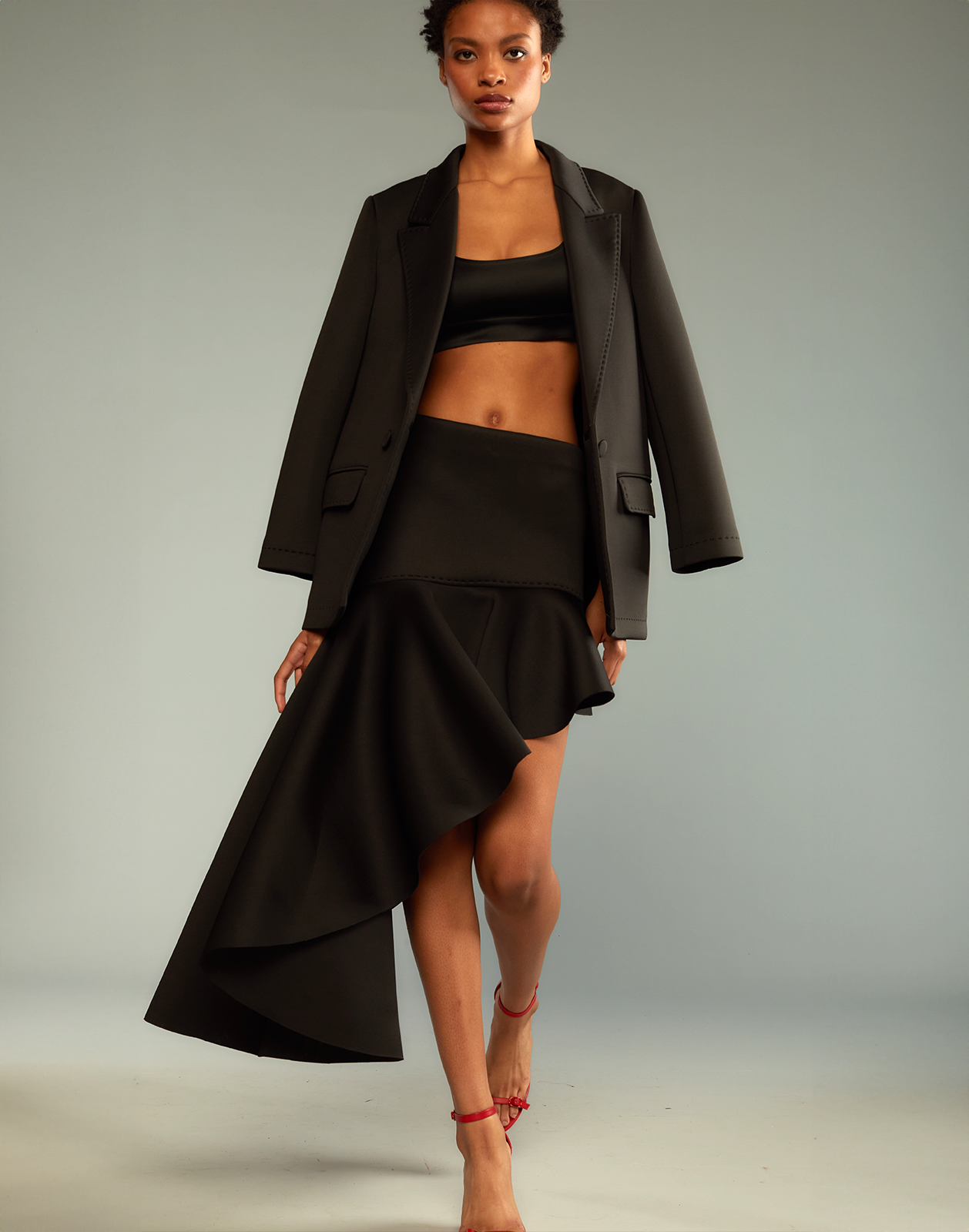 Asymmetrical Bonded Skirt – Cynthia Rowley