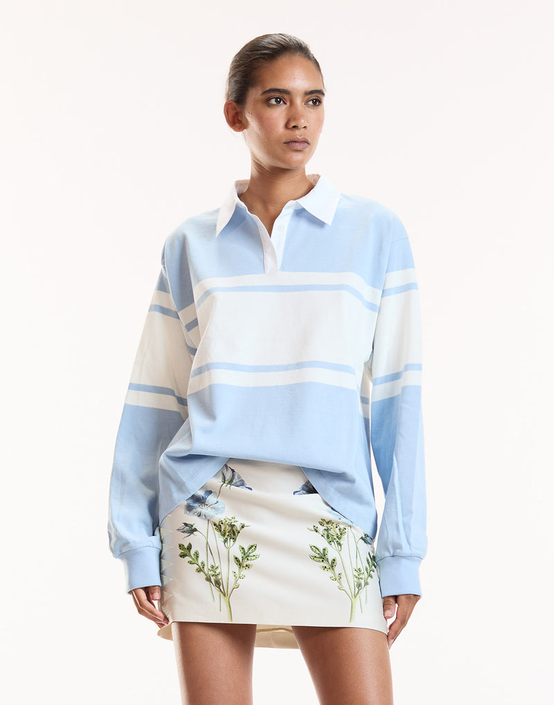 Ardie Striped Rugby Shirt