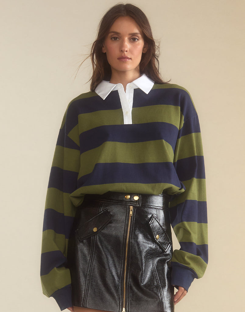 Ardie Striped Rugby Shirt