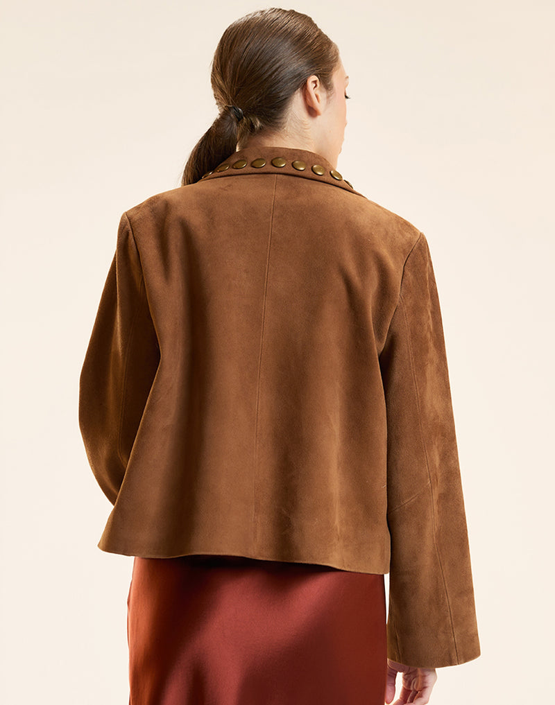 Studded Suede Jacket