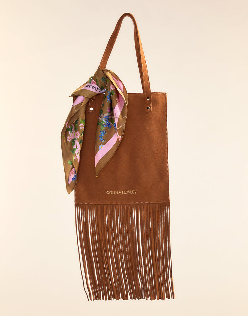 Felicity Fringe Suede Tote