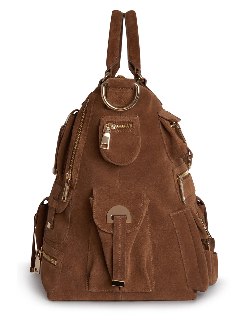 Cynthia Rowley Suede Cargo Pocket Bag