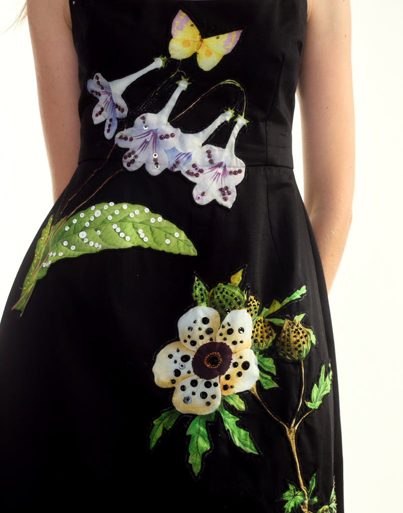 Embellished Bellflower Dress