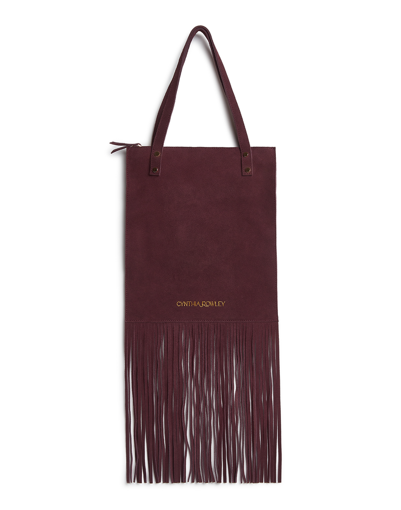 Felicity Fringe Suede Tote