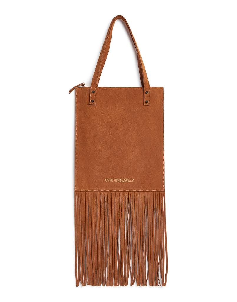 Felicity Fringe Suede Tote