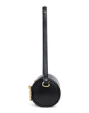 Mini Drum Shoulder Bag in Black