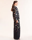 White Floral Cotton PJ Bottoms