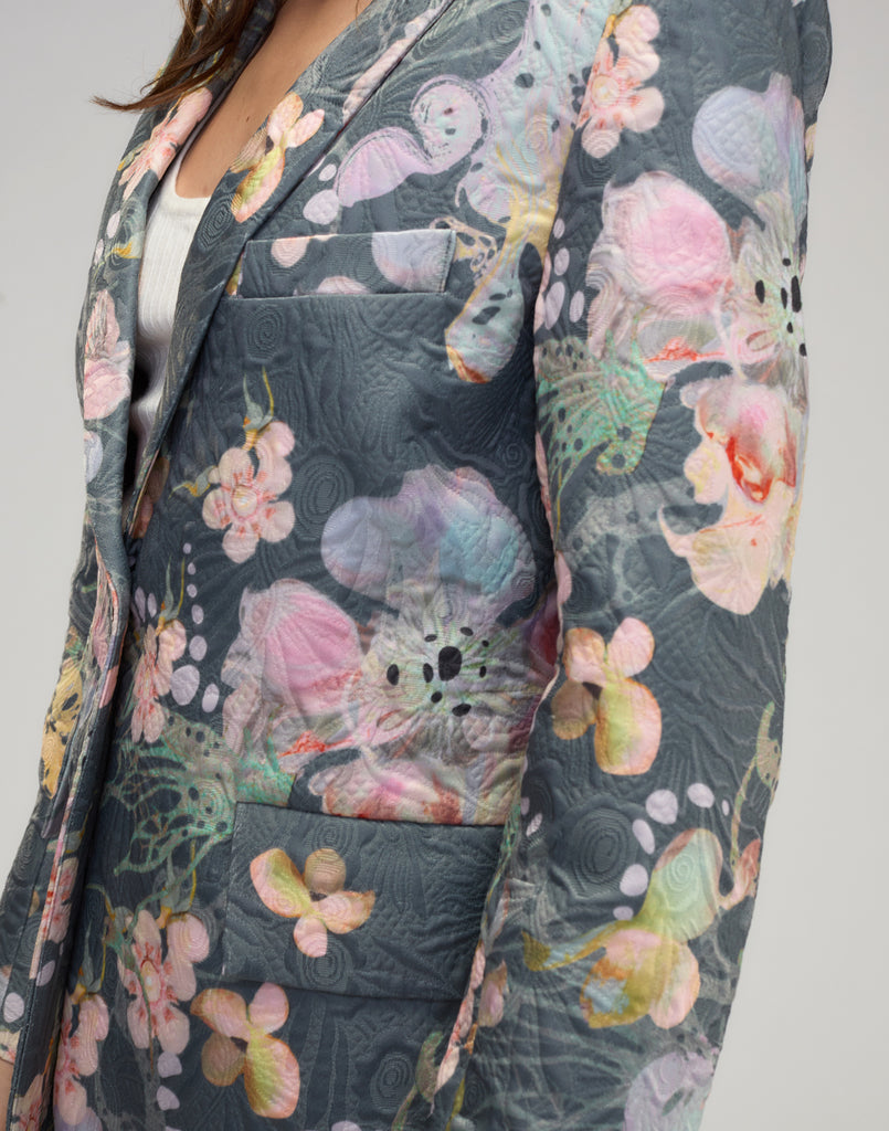 Cynthia Rowley Claude Brocade Blazer