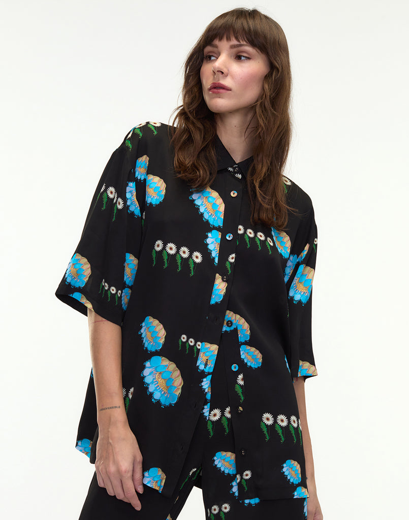 Cynthia Rowley Blake Camp Shirt