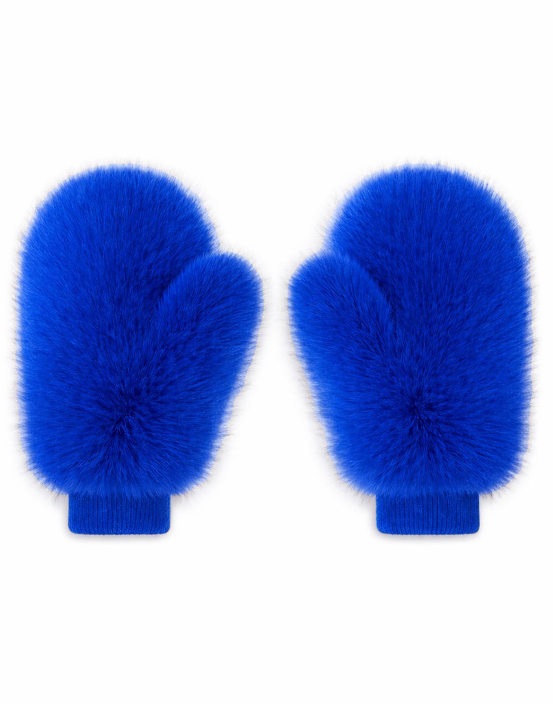 Faux Fur Oversized Mittens