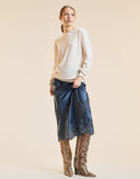 Garbo Silky Lace Skirt