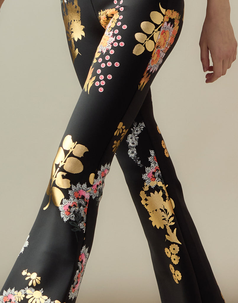 The Drop Cynthia Rowley x Women's Black Multi Floral Silky  Lounge Pant, XXS : Clothing, Shoes & Jewelry