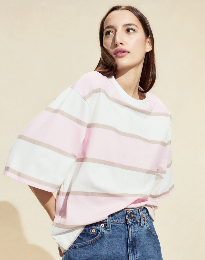 Cynthia Rowley Malibu Striped Tee