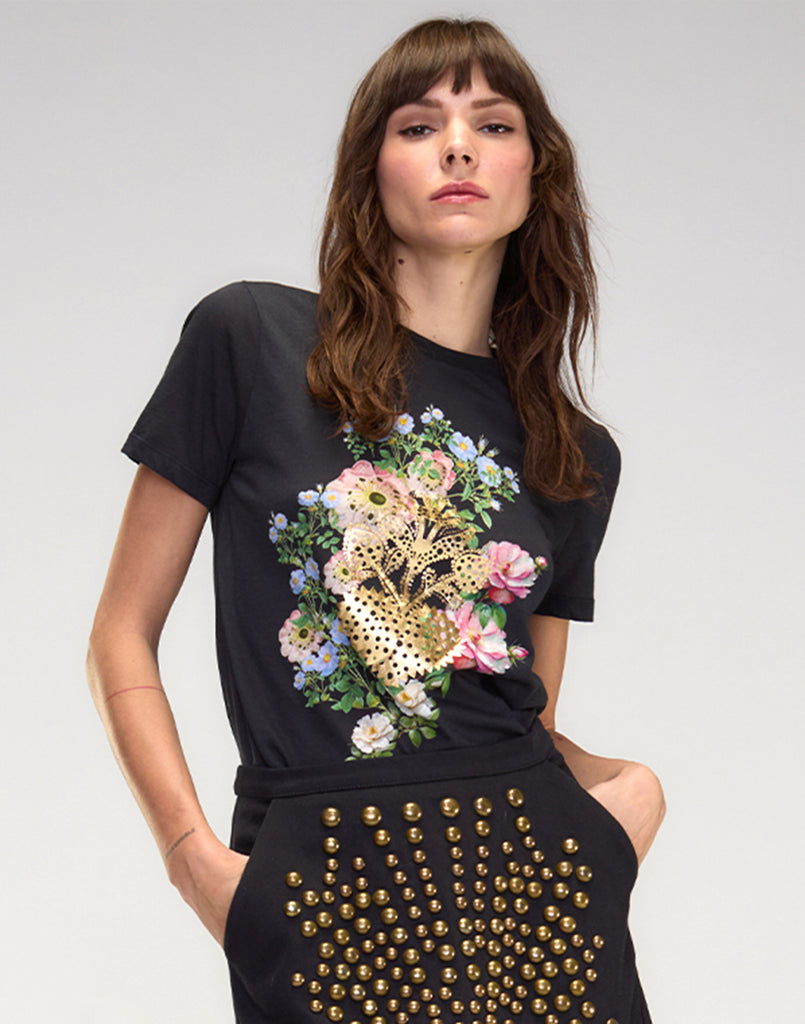 Cynthia Rowley Heart of Gold Tee