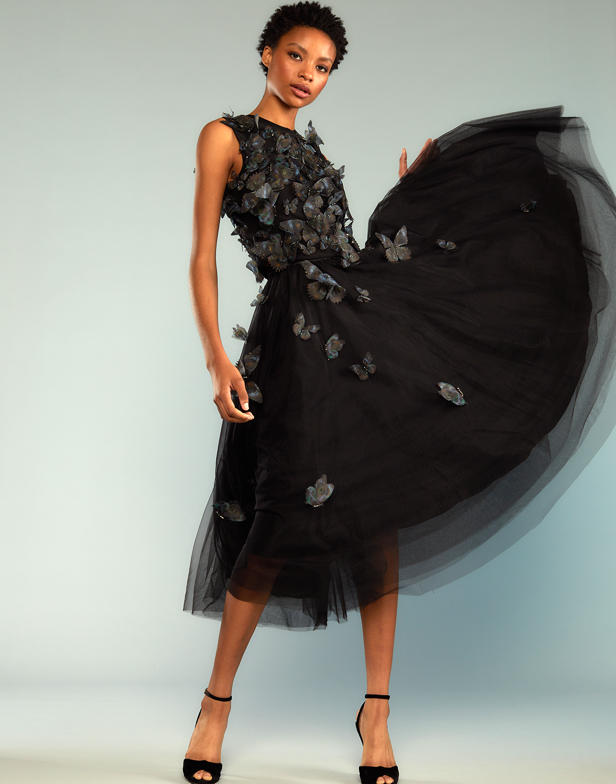 Butterfly tulle dress best sale