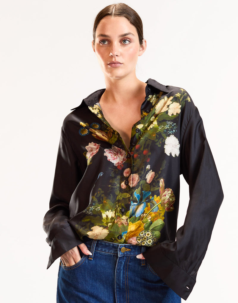 Floral Collectible Silk Shirt