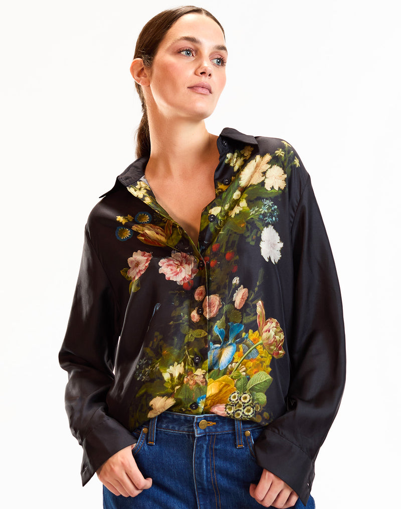 Floral Collectible Silk Shirt