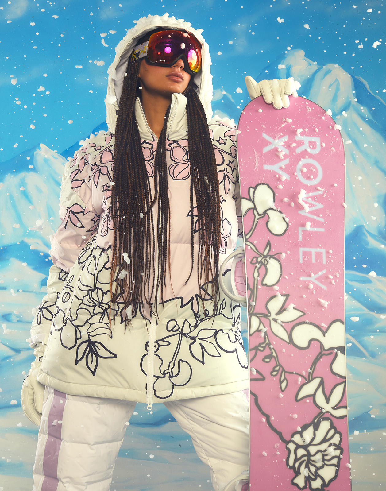 Rowley x ROXY Puffer Technical Snow Jacket Cynthia Rowley