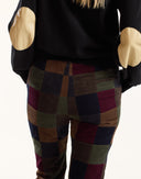 Corduroy Patchwork Pants