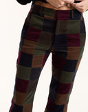 Corduroy Patchwork Pants