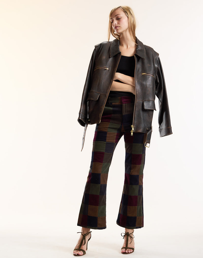 Winona Convertible Leather Jacket