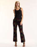 Corduroy Patchwork Pants