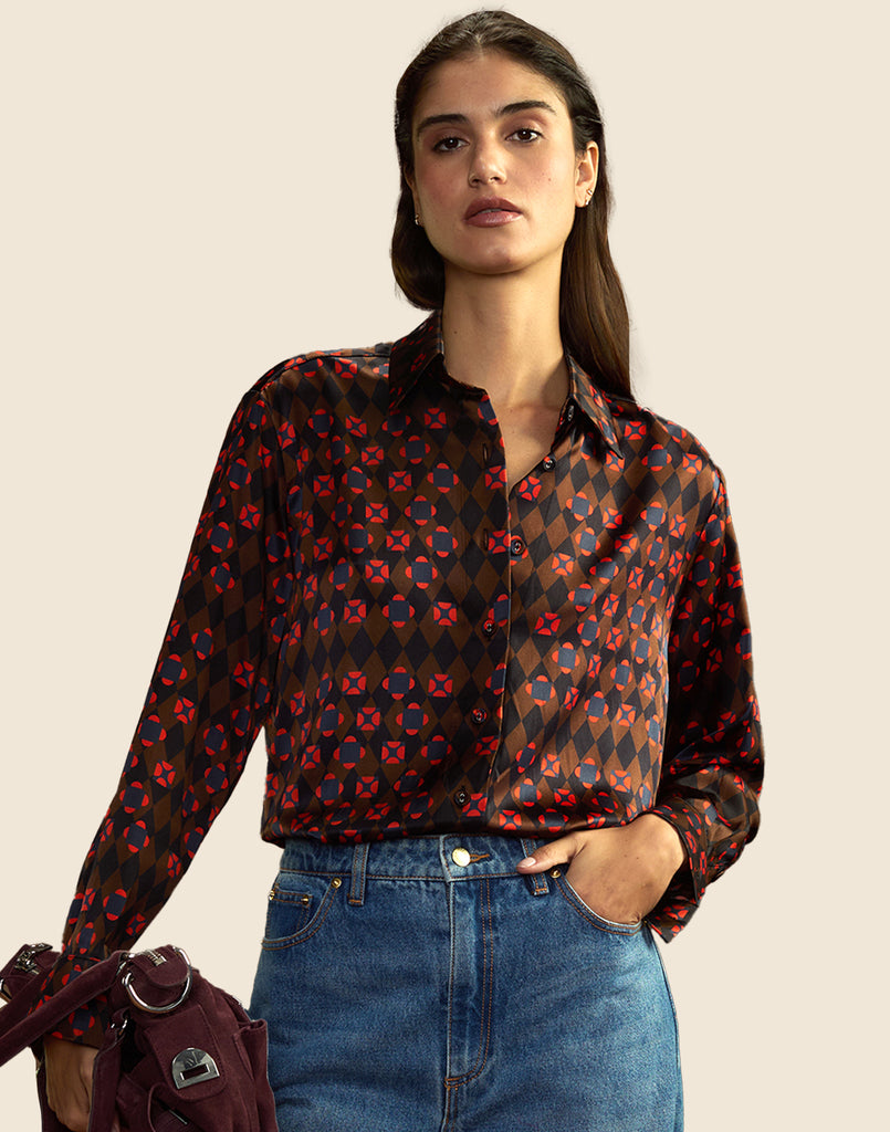 Cynthia Rowley Collectible Silk Shirt