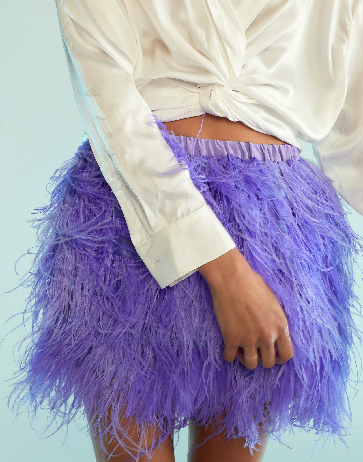 Midi Feather Skirt – Cynthia Rowley